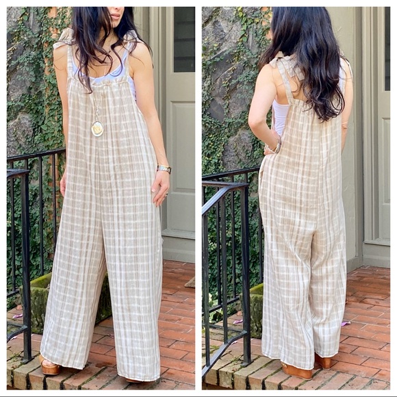 Loose fit cotton chic jumpsuit/jumper with pockets - Picture 3 of 8